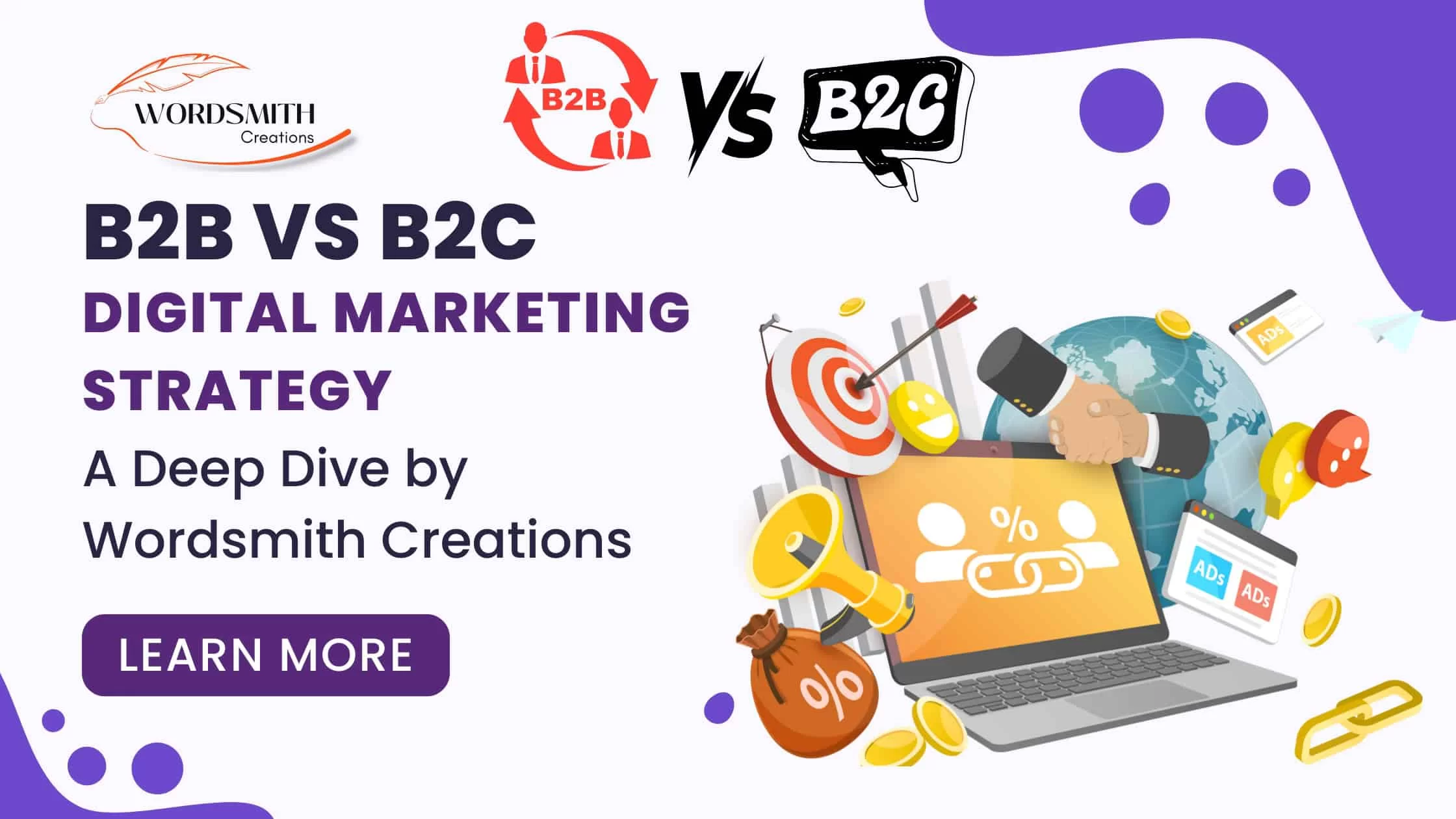 B2B vs B2C Digital Marketing Strategy: A Deep Dive by Wordsmith Creations