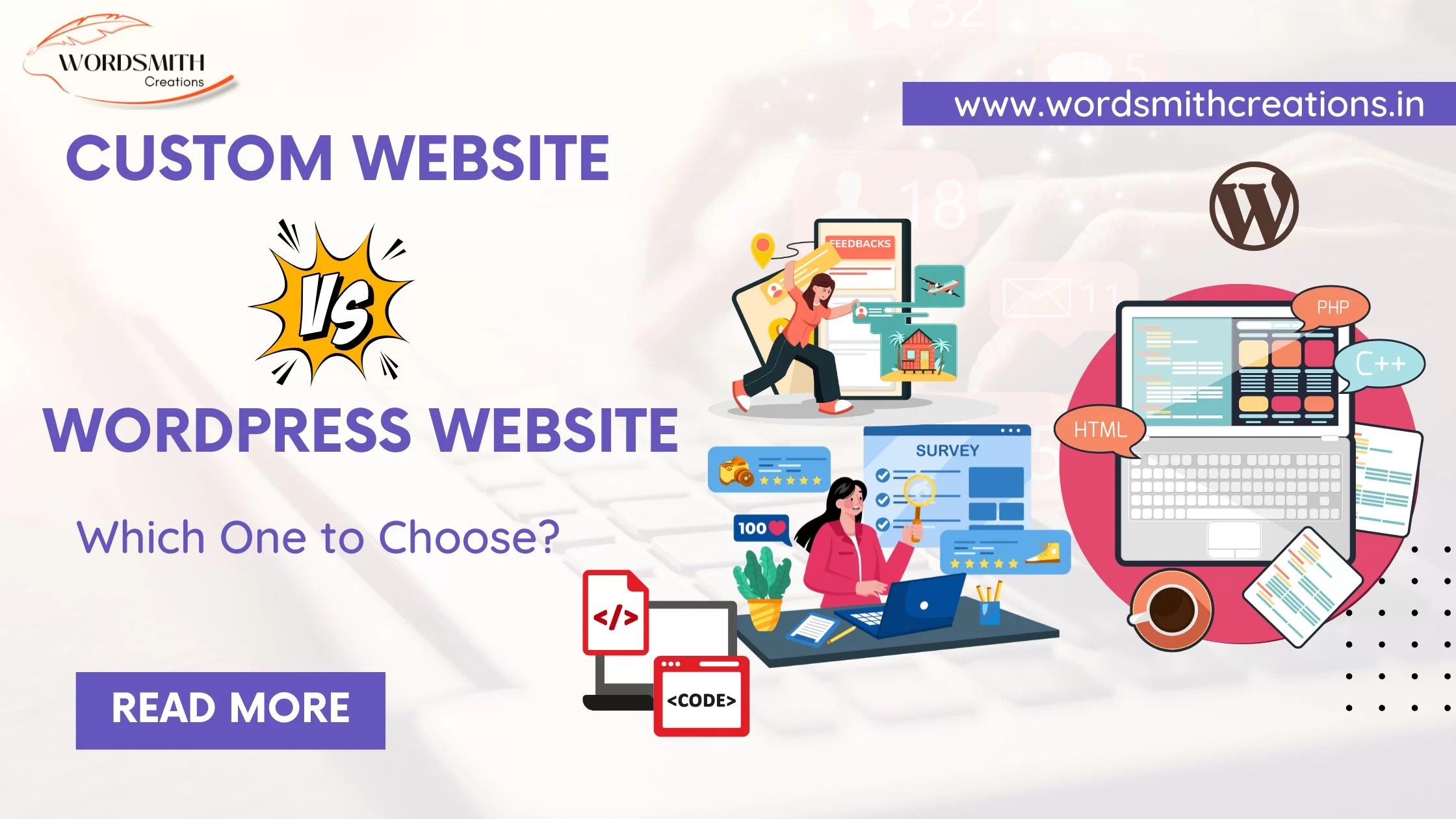 Custom Website vs WordPress: Which One to Choose?