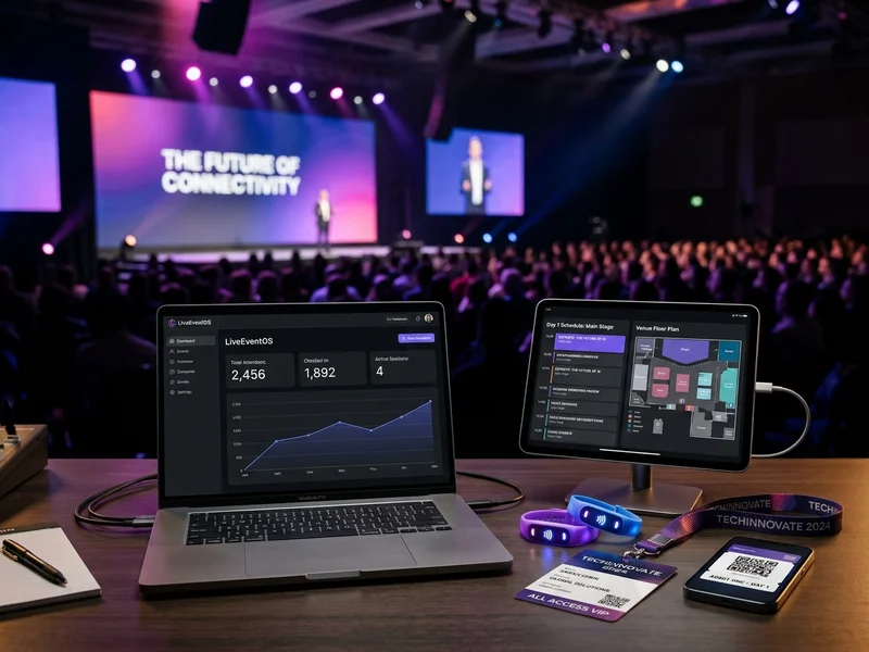 Event management web development and conference ticketing platform engineering